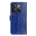 For OnePlus Ace Pro / 10T Retro Crazy Horse Texture Horizontal Flip Leather Phone Case(Blue)