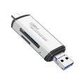 ADS-101 USB 3.0 Multi-function Card Reader(Silver)