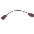 20cm Fakra D Female to Fakra D Female Extension Cable