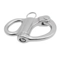 2 PCS 316 Stainless Steel Fixed Spring Shackle, Size:35mm