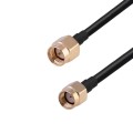 RP-SMA Male to SMA Male RG174 RF Coaxial Adapter Cable, Length: 10cm