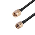 RP-SMA Male to SMA Male RG174 RF Coaxial Adapter Cable, Length: 15cm
