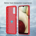 For Samsung Galaxy A13 4G Brushed Texture Carbon Fiber TPU Phone Case(Red)