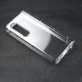 For Samsung Galaxy Z Fold4 Transparent 3 in 1 PC Phone Case