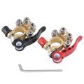 1 Pair Car Battery Terminals Quick Disconnect Cables Connectors, with L Wrench + 40A Terminal + Insu