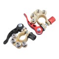 1 Pair Car Battery Terminals Quick Disconnect Cables Connectors, with L Wrench + Terminal