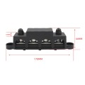 1 Pair Black & Red M8 Stud RV Ship High Current Power Distribution Terminal Block with Cover