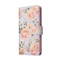 For Samsung Galaxy S8 Plus Bronzing Painting RFID Leather Case(Pastoral Rose)
