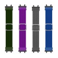 For Amazfit T-Rex 2 Adjustable Buckle Braided Nylon Watch Band(Grey)