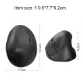 X10 2.4G Wireless Rechargeable Vertical Ergonomic Gaming Mouse(Black)
