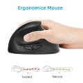 X10 2.4G Wireless Rechargeable Vertical Ergonomic Gaming Mouse(Black)