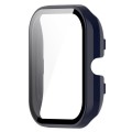 For Amazfit GTS4 Mini PC+ Toughened Film Fully Enclosed Protective Watch Case(Ink Blue)