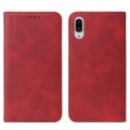 For Sharp Aquos Sense 3 Plus Magnetic Closure Leather Phone Case(Red)