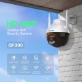 ESCAM QF300 4MP Smart WiFi IP Camera Support AI Humanoid Detection/Auto Tracking/Cloud Storage/Two-w