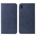 For Samsung Galaxy A10e Magnetic Closure Leather Phone Case(Blue)