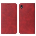 For Samsung Galaxy A10e Magnetic Closure Leather Phone Case(Red)
