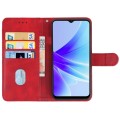 For OPPO A57s Leather Phone Case(Red)