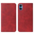 For Honor X7 Magnetic Closure Leather Phone Case(Red)