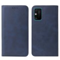 For Honor 9A Magnetic Closure Leather Phone Case(Blue)