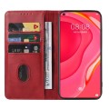 For Huawei Nova 7 SE 5G Youth Magnetic Closure Leather Phone Case(Red)