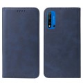 For Huawei P20 Lite 2019 Magnetic Closure Leather Phone Case(Blue)