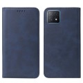 For OPPO A73 Magnetic Closure Leather Phone Case(Blue)