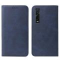 For OPPO Find X2 Pro Magnetic Closure Leather Phone Case(Blue)