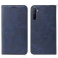 For Realme X50 Pro 5G Magnetic Closure Leather Phone Case(Blue)