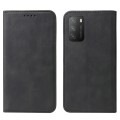 For Xiaomi Poco M3 Magnetic Closure Leather Phone Case(Black)
