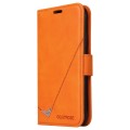 For Samsung Galaxy A42 5G GQUTROBE Right Angle Leather Phone Case(Orange)