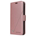For Samsung Galaxy A31 GQUTROBE Right Angle Leather Phone Case(Rose Gold)