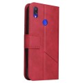 For Samsung Galaxy A10s GQUTROBE Right Angle Leather Phone Case(Red)
