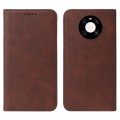 For Huawei Mate 40E 4G Magnetic Closure Leather Phone Case(Brown)