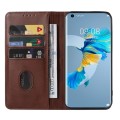 For Huawei Mate 40E 4G Magnetic Closure Leather Phone Case(Brown)