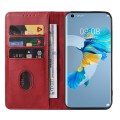 For Huawei Mate 40E 4G Magnetic Closure Leather Phone Case(Red)