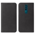 For OPPO Reno 10x Zoom Magnetic Closure Leather Phone Case(Black)