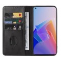 For OPPO Reno7 Z 5G Magnetic Closure Leather Phone Case(Black)