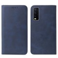 For vivo Y20s G / Y20s Magnetic Closure Leather Phone Case(Blue)