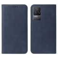 For Xiaomi Redmi K50 Magnetic Closure Leather Phone Case(Blue)