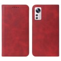 For Xiaomi 12 Magnetic Closure Leather Phone Case(Red)