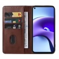 For Xiaomi Redmi Note 9T Magnetic Closure Leather Phone Case(Brown)
