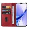 For Xiaomi Poco M2 Magnetic Closure Leather Phone Case(Red)