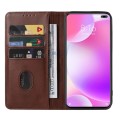 For Xiaomi Poco X2 Magnetic Closure Leather Phone Case(Brown)