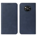 For Xiaomi Poco X3 NFC / X3 / X3 Pro Magnetic Closure Leather Phone Case(Blue)