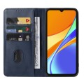 For Xiaomi Redmi 9C NFC Magnetic Closure Leather Phone Case(Blue)