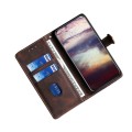 For Xiaomi Redmi K50 Ultra/Xiaomi 12T/Xiaomi 12T Pro Skin Feel Magnetic Buckle Leather Phone Case(Br