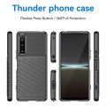 For Sony Xperia 5 IV Thunderbolt Shockproof TPU Protective Phone Case(Black)