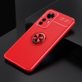 For Xiaomi Redmi K50 Ultra / 12T / 12T Pro Metal Ring Holder TPU Phone Case(Red)