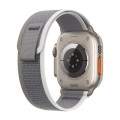Nylon Watch Band For Apple Watch Ultra 49mm / Series 8&7 45mm / SE 2&6&SE&5&4 44mm (Black Blue)