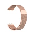 For OPPO Watch 3 Pro Milanese Stainless Steel Metal Watch Band(Rose Gold)